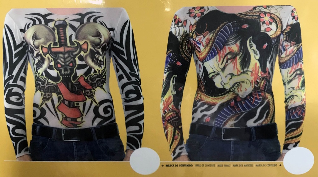 Camiseta tatuaje (3 modelos surtidos)