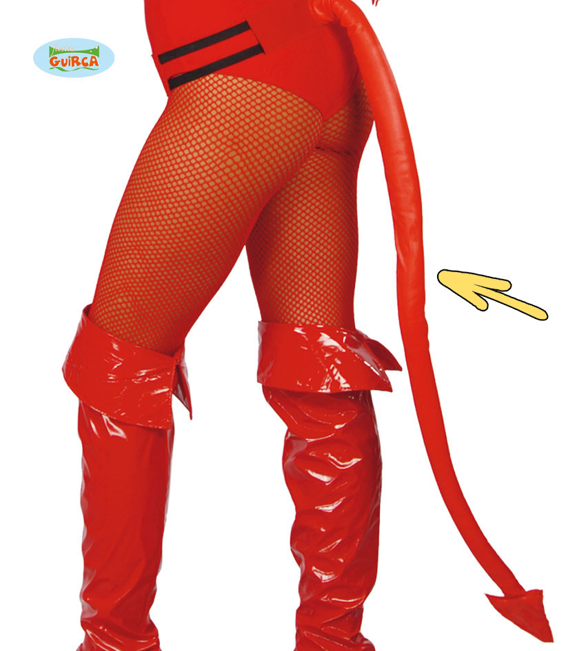 COLA DEMONIO ROJA 90 CMS.