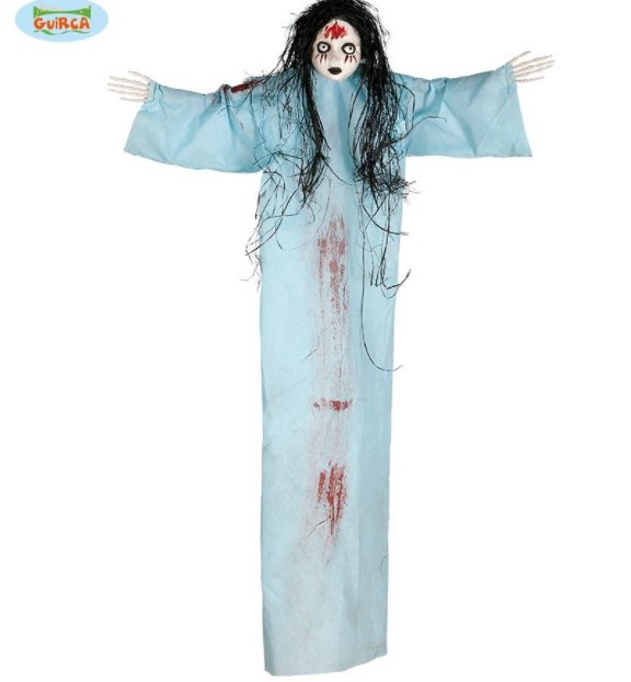 COLGANTE MUÑECA AZUL 95 CMS.