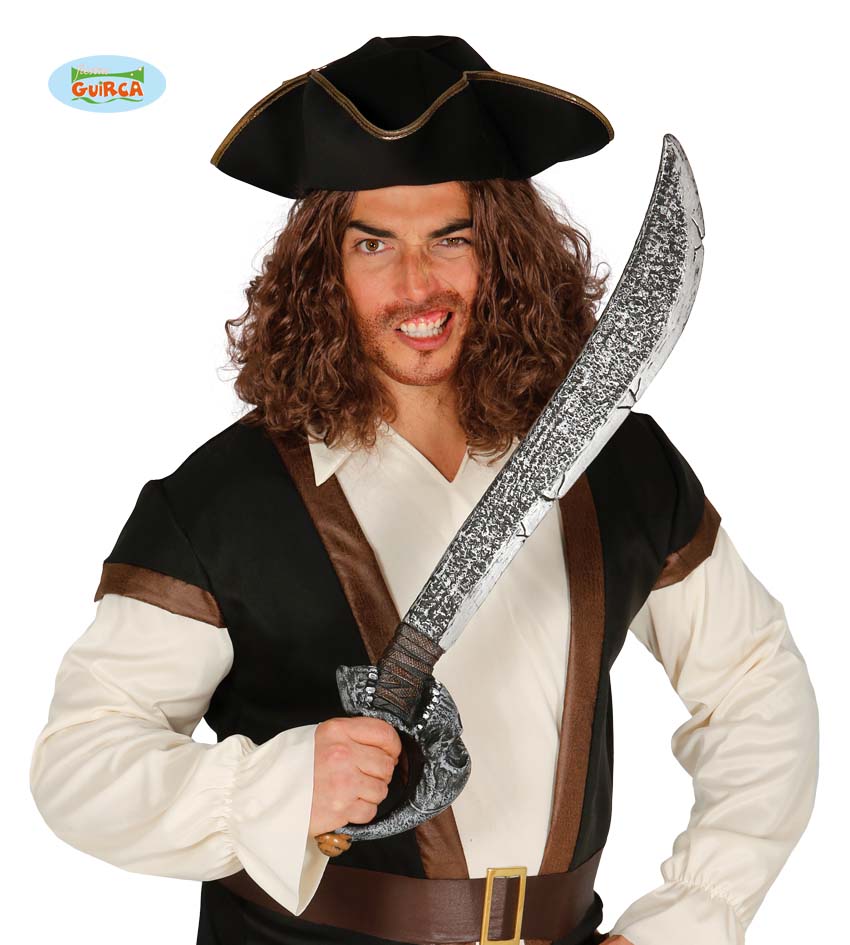 ESPADA PIRATA 7 MARES 72 CMS.