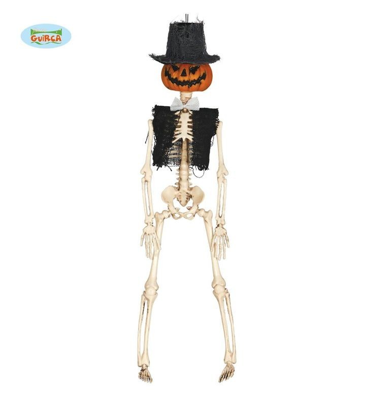 ESQUELETO CALABAZA 40 CMS.