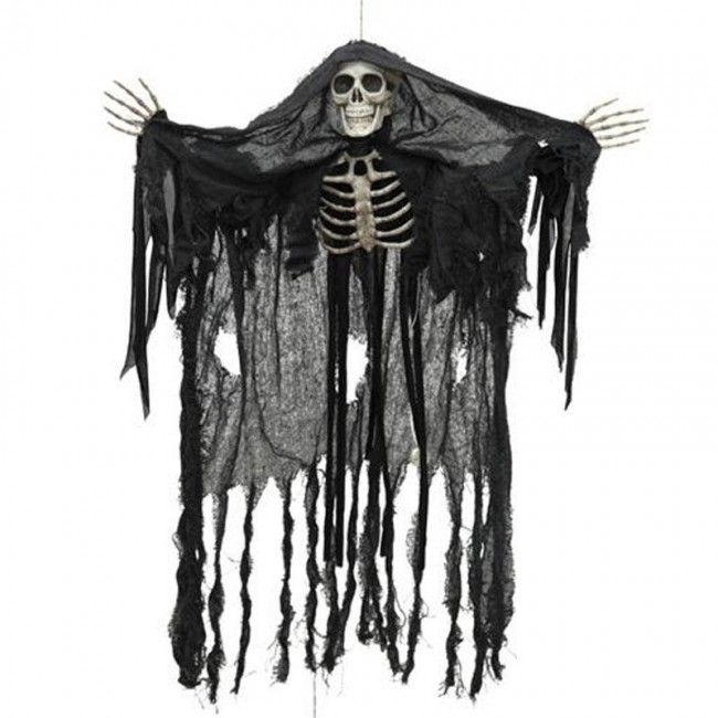 Esqueleto fantasma con luz 90 cm.