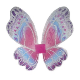 [16940] Glimmerwind wings Hot Pink/Royal