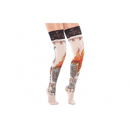 [096411-000-0000] Medias tatuajes color (3 modelos surtido