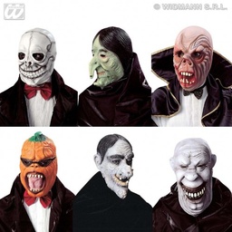 [4598H] MÁSCARA HALLOWEEN (surtido en 6 modelos)