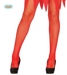 [16026] PANTYS MALLA PEQUEÑA ROJA
