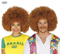 [4008] PELUCA AFRO CASTAÑA EXTRA