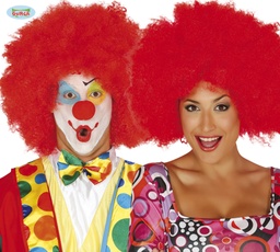 [4009] PELUCA AFRO ROJA EXTRA