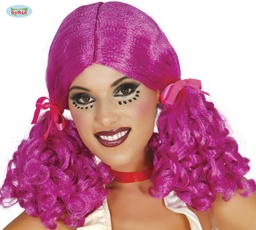 [4021] PELUCA COLETAS CON LAZO LILA (ENVASE CAJ