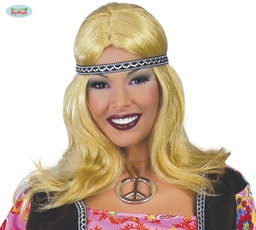 [4543] PELUCA MELENA RUBIA(ENVASE CAJA)