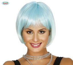 [4003] PELUCA MELENA TURQUESA EXTRA(ENVASE CAJA