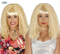 [4598] PELUCA POP-STAR RUBIA(ENVASE CAJA)