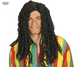 [4859] PELUCA RASTA NEGRA(ENVASE CAJA)