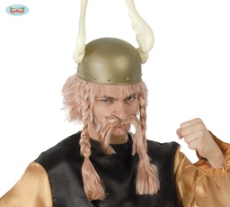 [4414] PELUCA Y BIGOTE GALO (ENVASE CAJA)