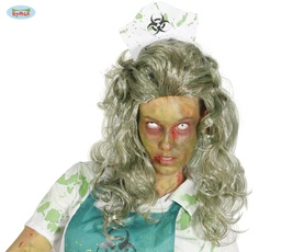[4820] PELUCA ZOMBIE MUJER  (ENVASE CAJA)