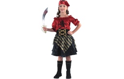 [706046-T03-0000] PIRATA NIÑA ROJA T-3