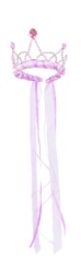 [11810] Ribbon Tiara Pink