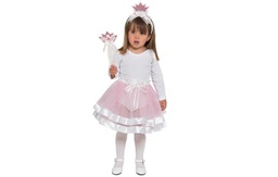 [090017-000-0000] Set princesa bebe rosa ( tiara, varita,