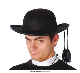 [13087] SOMBRERO CURA FIELTRO