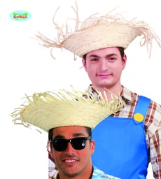 [13622] SOMBRERO ESPANTAPAJAROS PAJA