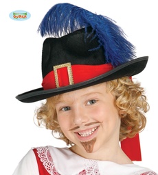 [13562] SOMBRERO FIELTRO MOSQUETERO INFANTIL