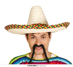 [13614] SOMBRERO MEJICANO PAJA 50 CMS.
