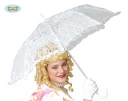 [16499] SOMBRILLA BLANCA   60 X 70 CMS.