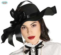 [13029] PAMELA NEGRA CON PLUMAS