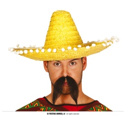 [13635] SOMBRERO MEJICANO AMARILLO