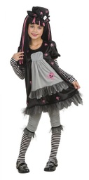 [884681-L] DISFRAZ BLACK DOLLY INF