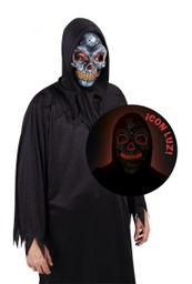 [S5171] MASCARA SKULL CON LUZ