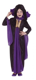 [S8295-S] DISFRAZ VAMPIRESA GOTICA LILA INF talla 3-4