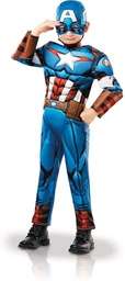 [640833-L] CAPITAN AMERICA DELUXE INF T-L (7-8 años)