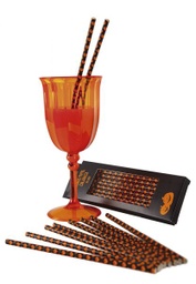 [S0281] BLISTER 20 CAÑAS PAPEL CALABAZA