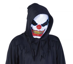 [S5178] MASCARA PAYASO CRAZY CON LUZ