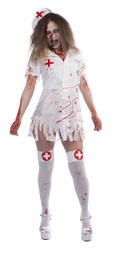 [S8227] DISFRAZ ENFERMERA ZOMBIE AD