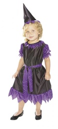 [11518-T] DISFRAZ BRUJA PURPURA INF