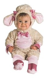 [300723-2T] DISFRAZ CORDERITA ECOPACK INF