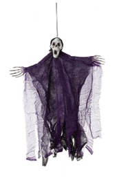 [S4407] COLGANTE SKULL 60 CM