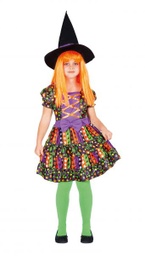 [S8721-S] DISFRAZ BRUJA PSICODÉLICA INF (3-4)