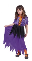 [881909-S] DISFRAZ BRUJA PRETTY INF (3-4)