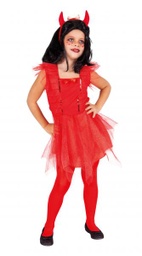 [S8724-M] DISFRAZ LINDA DIABLESA INF (5-7)