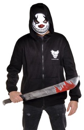 [S8894] DISFRAZ CLOWN KILLER(SUDADERA+MASCARA)AD