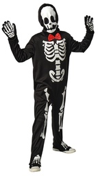 [S8837-M] DISFRAZ SKELITO ELEGANTE GLOW I DARK INF talla M