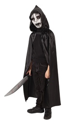 [S8627-TW] DISFRAZ SANGRENEGRA ENCAPUCHADO INF talla TW