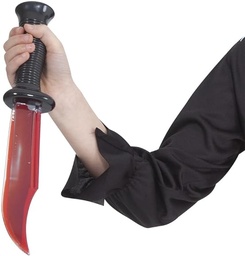 [S7724] CUCHILLO CON SANGRE 33CM