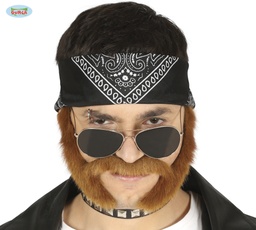 [11972] BIGOTE CON PATILLAS CASTAÑA