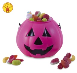 [S7151] PORTACARAMELOS  CALABAZA ROSA