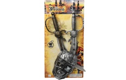 [101393-000-0000] Set pirata, 2 espadas, m scara, arete