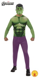[820956-XL] DISFRAZ HULK OPP AD +14 años